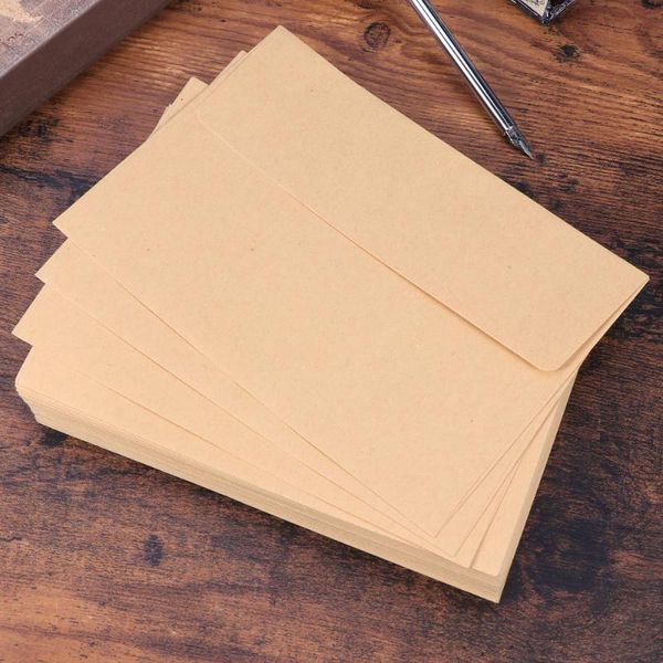 gift wrap 50 pcs non-printed yellow kraft paper envelope plain color blank retro invitations postcard for writing letter
gift wrap 50 pcs non-printed yellow kraft paper envelope plain color blank retro invitations postcard for writing letter