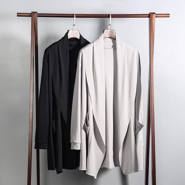 -selling japanese pull coat high street windbreaker spring and autumn men's long cloak trend cardigan trench coats, Tan;black
-selling japanese pull coat high street windbreaker spring and autumn men's long cloak trend cardigan trench coats, Tan;black