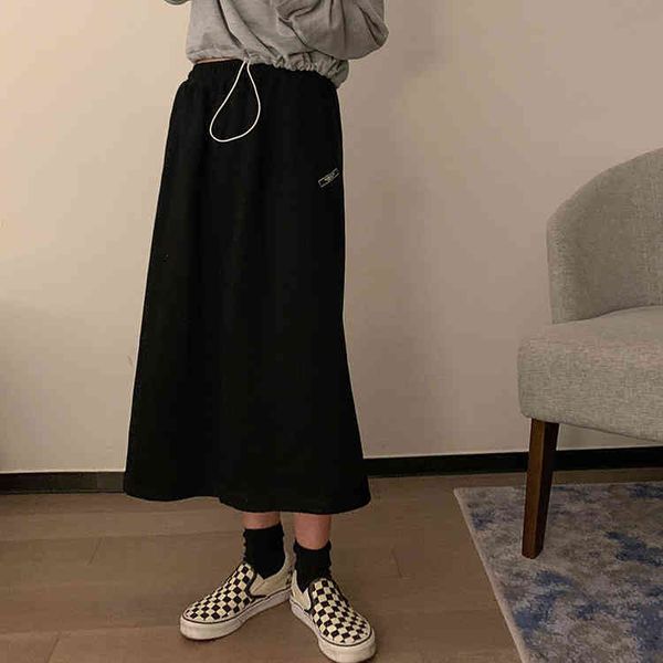 3colors spring autumn women a line skirt lace up high elastic waist long midi skirts womens (f4229) 210423, Black
3colors spring autumn women a line skirt lace up high elastic waist long midi skirts womens (f4229) 210423, Black