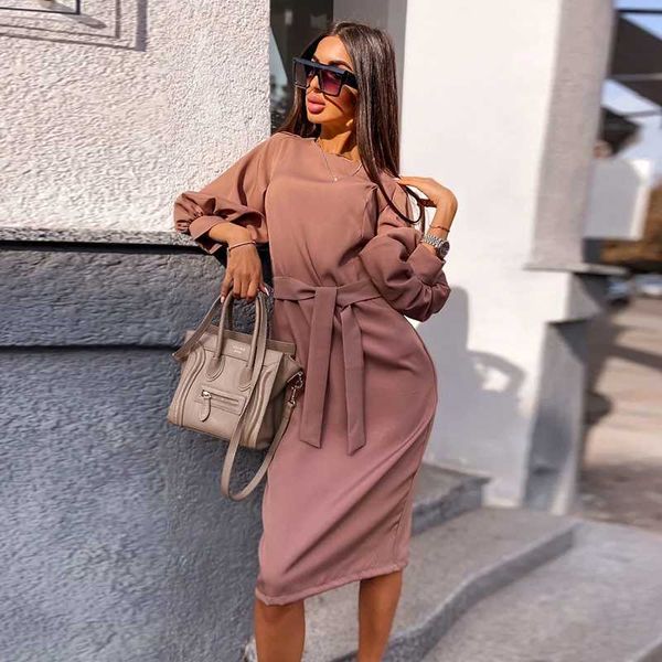 casual dresses o-neck lantern long sleeve sashes pencil dress women autumn elegant office lady midi robe femme, Black;gray
casual dresses o-neck lantern long sleeve sashes pencil dress women autumn elegant office lady midi robe femme, Black;gray