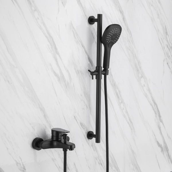 black shower mixing faucet wall mounted bathroom single handle mixer tap & head sets &shower slide bar-f
black shower mixing faucet wall mounted bathroom single handle mixer tap & head sets &shower slide bar-f