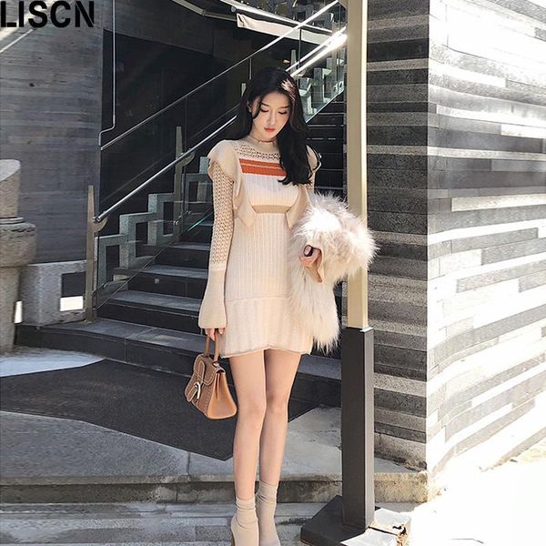 casual dresses korean one-piece sweater dress 2021 spring autumn long sleeve knitdress women winter base midi knitted, Black;gray
casual dresses korean one-piece sweater dress 2021 spring autumn long sleeve knitdress women winter base midi knitted, Black;gray