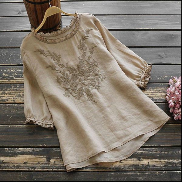100% cotton womens blouses women casual shirts summer half sleeve embroidery female loose plus size p282, White
100% cotton womens blouses women casual shirts summer half sleeve embroidery female loose plus size p282, White