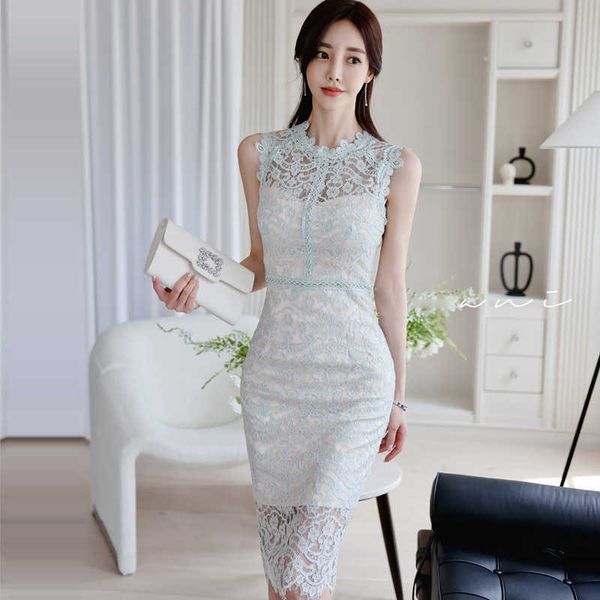 summer women's simple flowers lace office bodycon pencil sheath dress elegant sleeveless evening party vestidos 210529, Black;gray
summer women's simple flowers lace office bodycon pencil sheath dress elegant sleeveless evening party vestidos 210529, Black;gray