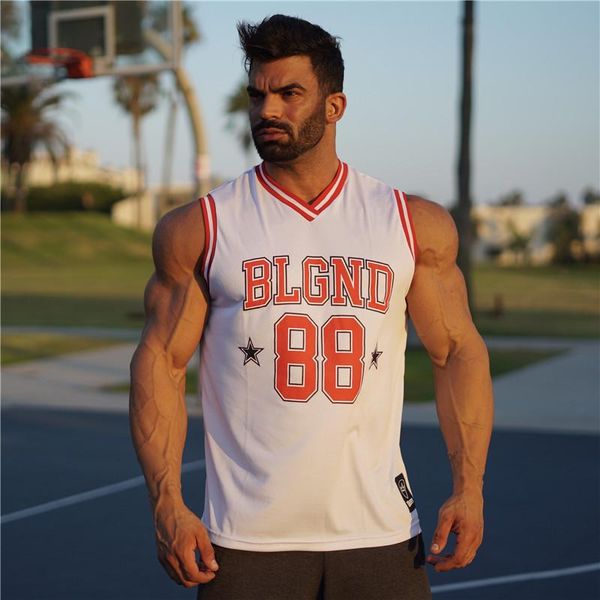 men' tank summer elastic muscle fitness mesh v-neck gym sports vest running workout sportswear, White;black
men' tank summer elastic muscle fitness mesh v-neck gym sports vest running workout sportswear, White;black
