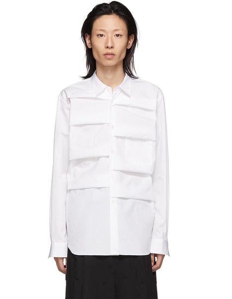 men's casual shirts clothing fashion gd hair stylist street personality original design fold shirt plus size singer costumes, White;black
men's casual shirts clothing fashion gd hair stylist street personality original design fold shirt plus size singer costumes, White;black