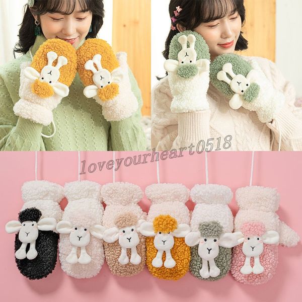 female mittens hanging neck thick gloves cartoon cute double layer lamb velvet gloves for women girls ins winter warm glove, Blue;gray
female mittens hanging neck thick gloves cartoon cute double layer lamb velvet gloves for women girls ins winter warm glove, Blue;gray