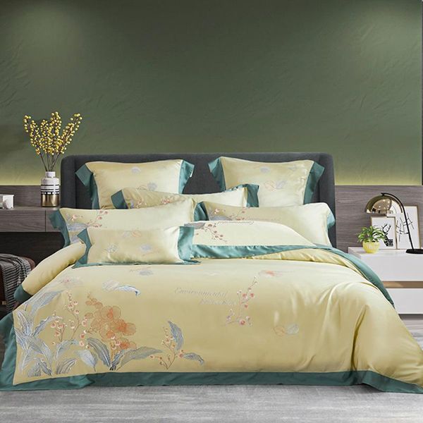 bedding sets luxury tencel embroidery set high density satin duvet cover bed linen pillowcases home textile king size 4pcs
bedding sets luxury tencel embroidery set high density satin duvet cover bed linen pillowcases home textile king size 4pcs