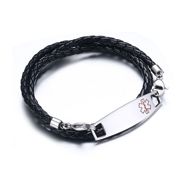 bangle 2021 titanium steel sign curved pu leather hand strap european and american style fashion accessories for men, Black
bangle 2021 titanium steel sign curved pu leather hand strap european and american style fashion accessories for men, Black