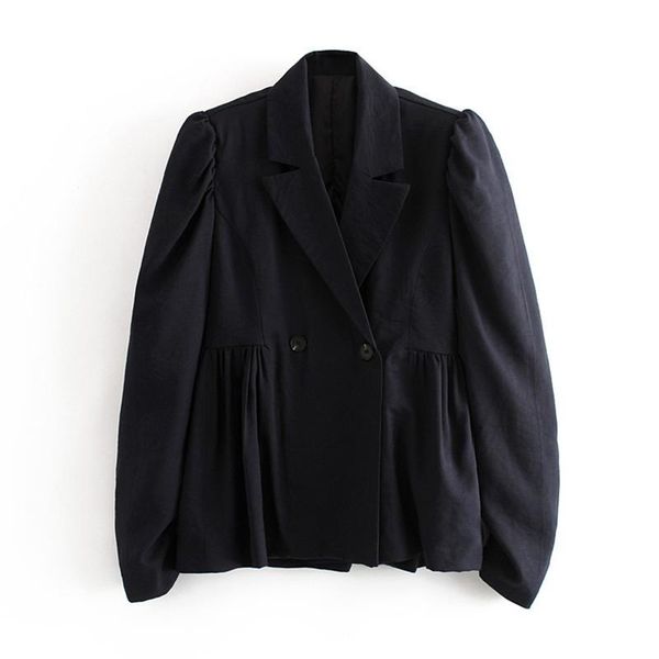 stylish elegant ruched women blazer jacket fashion solid double breasted work wear outerwear female suit women's suits & blazers, White;black
stylish elegant ruched women blazer jacket fashion solid double breasted work wear outerwear female suit women's suits & blazers, White;black