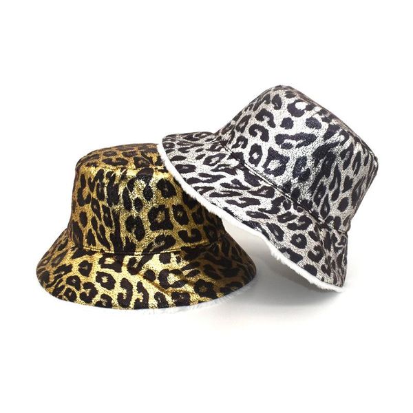 stingy brim hats european and american winter women's leopard print pu leather printing fisherman hat fur fashion warm basin h, Blue;gray
stingy brim hats european and american winter women's leopard print pu leather printing fisherman hat fur fashion warm basin h, Blue;gray