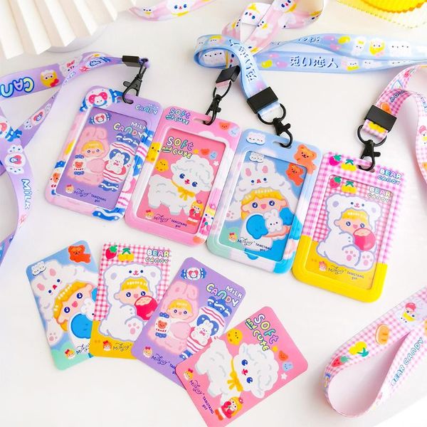 card holders teenager girls cute bear lanyard holder fashion id bus bank case rope badge cover with 4pcs cartoon sticker, Brown;gray
card holders teenager girls cute bear lanyard holder fashion id bus bank case rope badge cover with 4pcs cartoon sticker, Brown;gray