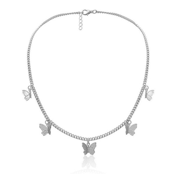 fashion necklace cute butterfly pendant necklace flying butterfly pendant ladies temperament clavicle, Silver
fashion necklace cute butterfly pendant necklace flying butterfly pendant ladies temperament clavicle, Silver