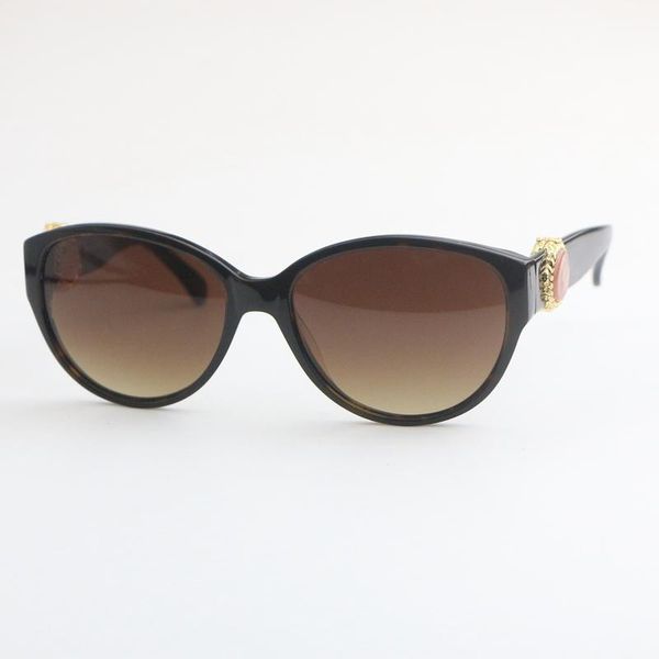 sunglasses classic leopard print brown oval frame fashion women's 5192 gradient color lens personalized glasses, White;black
sunglasses classic leopard print brown oval frame fashion women's 5192 gradient color lens personalized glasses, White;black