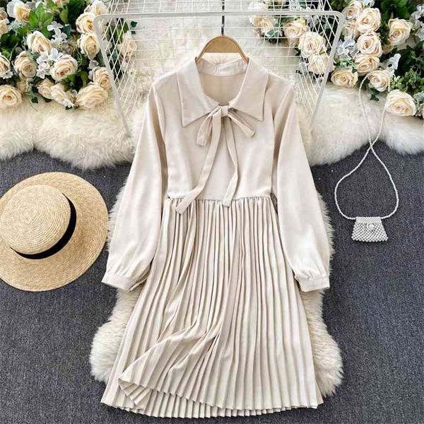 korean simple pure color thin pleated a-line dress women's spring fashion casual clothes vintage vestidos r013 210527, Black;gray
korean simple pure color thin pleated a-line dress women's spring fashion casual clothes vintage vestidos r013 210527, Black;gray