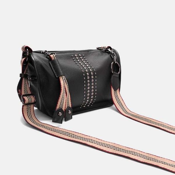 evening bags classic fashion rivet cowhide shoulder bag genuine leather wide strap crossbody handbag bolsa travel weekend
evening bags classic fashion rivet cowhide shoulder bag genuine leather wide strap crossbody handbag bolsa travel weekend