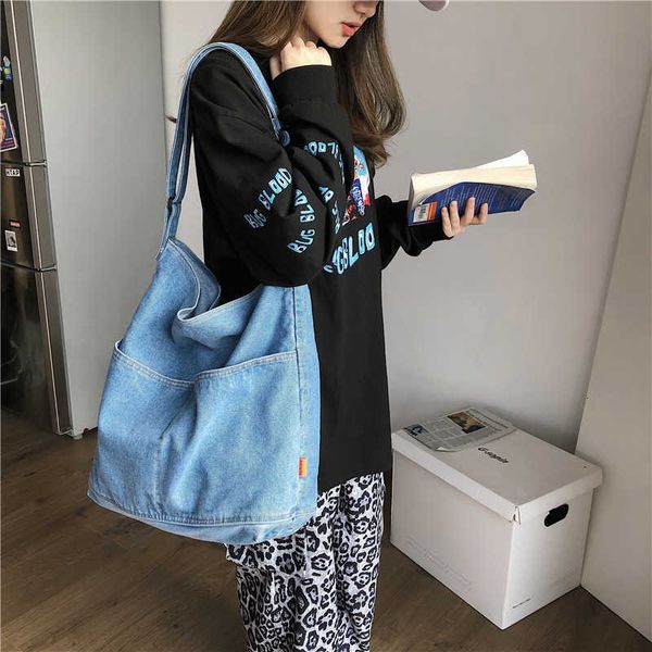 2021 fashion denim msenger women's korean version ins lazy style shoulder bag student backpack trend
2021 fashion denim msenger women's korean version ins lazy style shoulder bag student backpack trend