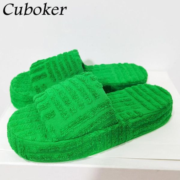 slippers runway women flat towel green corduroy outwear ladies slides summer autumn thick sole, Black
slippers runway women flat towel green corduroy outwear ladies slides summer autumn thick sole, Black