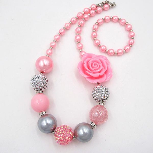 earrings & necklace 2021 fashion child girls lovely 42mm resin pink flower match up with dress pearl chunky bracelet toy gift for kids 1set, Silver
earrings & necklace 2021 fashion child girls lovely 42mm resin pink flower match up with dress pearl chunky bracelet toy gift for kids 1set, Silver
