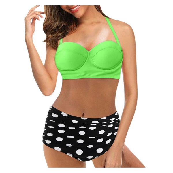 one-piece suits 2021 two-piece swimwear women vintage swimsuit retro halter ruched high waist print bikini mujer set push up bathing suit be
one-piece suits 2021 two-piece swimwear women vintage swimsuit retro halter ruched high waist print bikini mujer set push up bathing suit be