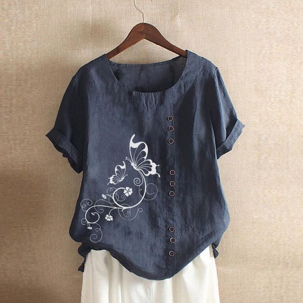 women's t-shirt vintage linen women t-shirts harajuku floral print short sleeve oversized summer o-neck femme blouse zaraing y2k, White
women's t-shirt vintage linen women t-shirts harajuku floral print short sleeve oversized summer o-neck femme blouse zaraing y2k, White