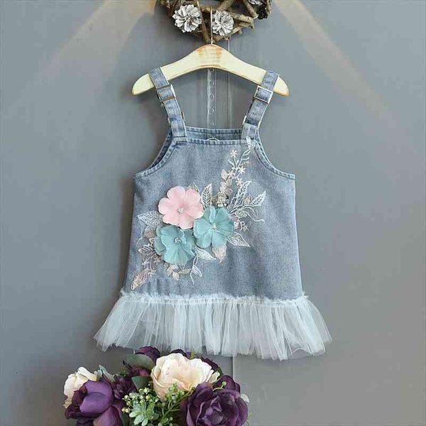 summer childrens clothing princess girl dresses strap girls korean fashion denim applique mesh suspender, Red;yellow
summer childrens clothing princess girl dresses strap girls korean fashion denim applique mesh suspender, Red;yellow