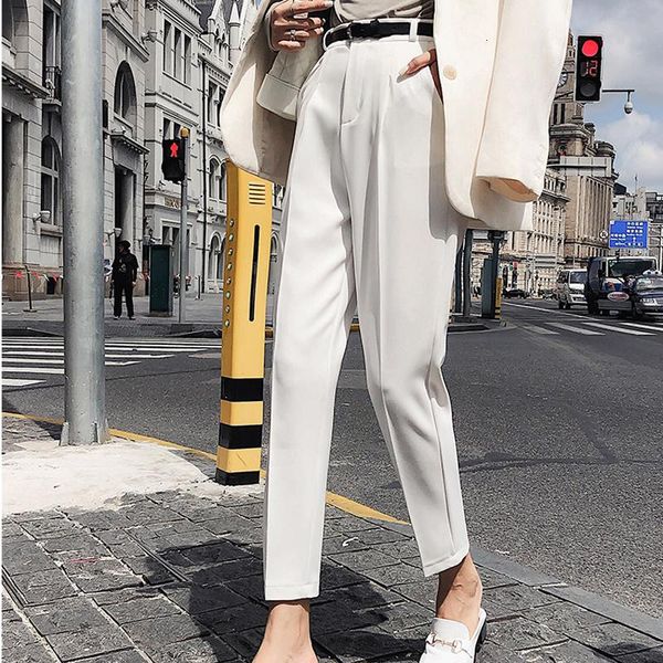 women's pants & capris ol style white women casual sashes pencil pant high waist elegant work trousers female pantalon femme 2021, Black;white
women's pants & capris ol style white women casual sashes pencil pant high waist elegant work trousers female pantalon femme 2021, Black;white