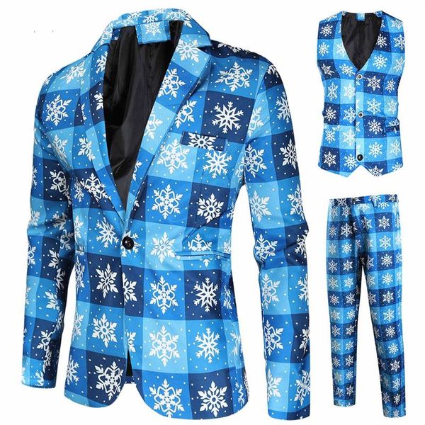 men's tracksuits mens christmas suit different prints xmas costume include jacket pants waistcoat, Gray
men's tracksuits mens christmas suit different prints xmas costume include jacket pants waistcoat, Gray