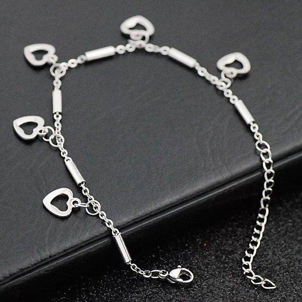 fashion bracelet women jewelry heart-shaped love pendant stainless steel bracelets for girls charm, Golden;silver
fashion bracelet women jewelry heart-shaped love pendant stainless steel bracelets for girls charm, Golden;silver