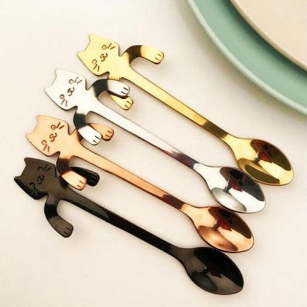 spoons cute cat coffee spoon stainless creative teaspoon dessert snack scoop ice cream mini tableware
spoons cute cat coffee spoon stainless creative teaspoon dessert snack scoop ice cream mini tableware