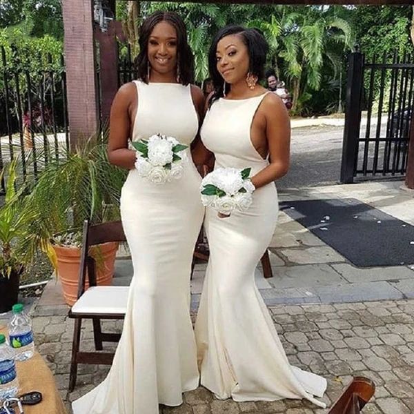 new arrival african bridesmaid dresses satin mermaid wedding party gowns robe de soiree, White;pink
new arrival african bridesmaid dresses satin mermaid wedding party gowns robe de soiree, White;pink