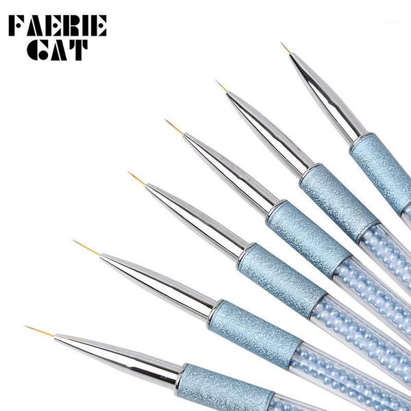 7mm/9mm/11mm nail art brush line painting pen acrylic drawing for nails pearl non-slip handle manicure design tool1, Yellow
7mm/9mm/11mm nail art brush line painting pen acrylic drawing for nails pearl non-slip handle manicure design tool1, Yellow