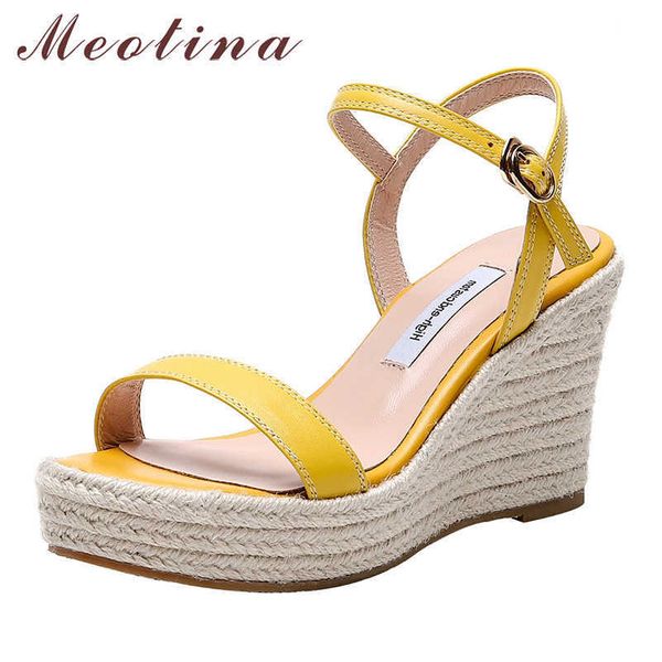 meotina summer sandals women shoes natural genuine leather platform wedge heel shoes buckle super high heel sandals lady size 40 210608, Black
meotina summer sandals women shoes natural genuine leather platform wedge heel shoes buckle super high heel sandals lady size 40 210608, Black