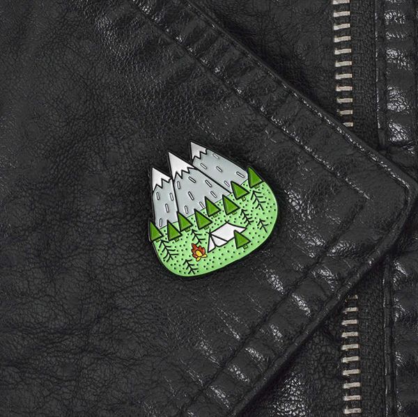 camping enthusiasts souvenir mountain forest oil dripping brooch jewelry jewelry, Gray
camping enthusiasts souvenir mountain forest oil dripping brooch jewelry jewelry, Gray