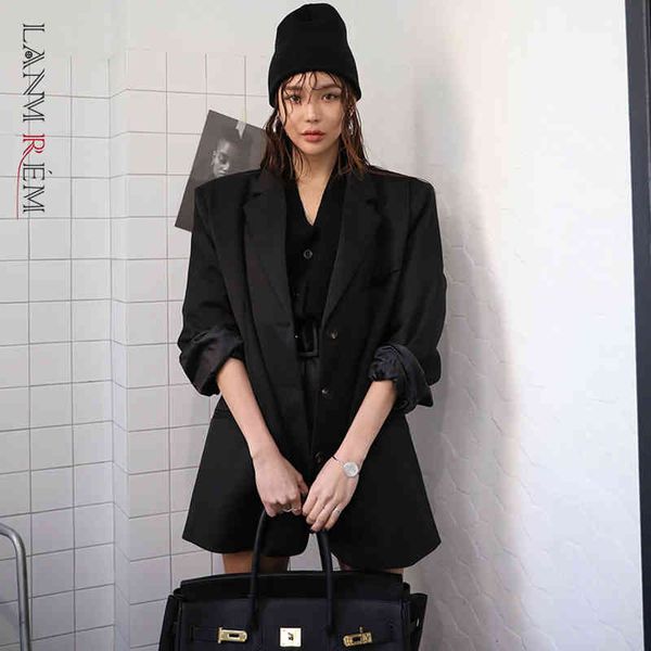 women black pockets casual big size blazer lapel long sleeve loose fit jacket fashion spring autumn 2f0155 210507, White;black
women black pockets casual big size blazer lapel long sleeve loose fit jacket fashion spring autumn 2f0155 210507, White;black