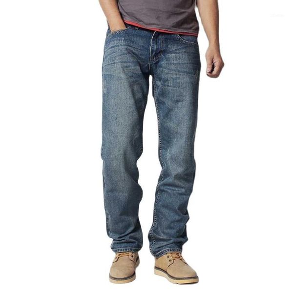 fashion straight jeans men casual denim pants hiphop harem trousers streetwear distressed retro loose baggy male clothing men's, Blue 
fashion straight jeans men casual denim pants hiphop harem trousers streetwear distressed retro loose baggy male clothing men's, Blue