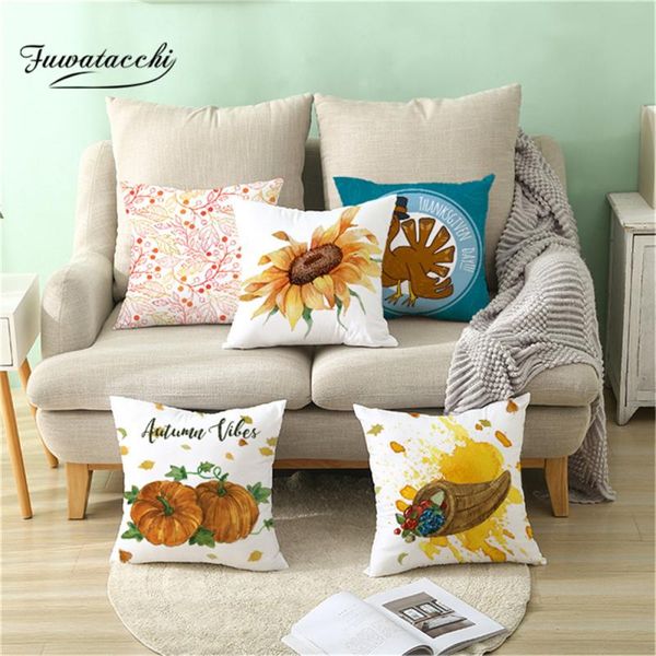 fuwatacchi flower po cushion cover sunflower leaves double sides printed pillow covers for home sofa couch decor pillowcases cushion/decorat
fuwatacchi flower po cushion cover sunflower leaves double sides printed pillow covers for home sofa couch decor pillowcases cushion/decorat