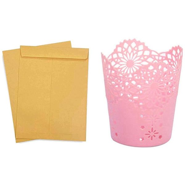 gift wrap 1 pcs round plastic brush pencil storage organiser(pink) & 50pcs catalog mailing envelope blank no word thick
gift wrap 1 pcs round plastic brush pencil storage organiser(pink) & 50pcs catalog mailing envelope blank no word thick