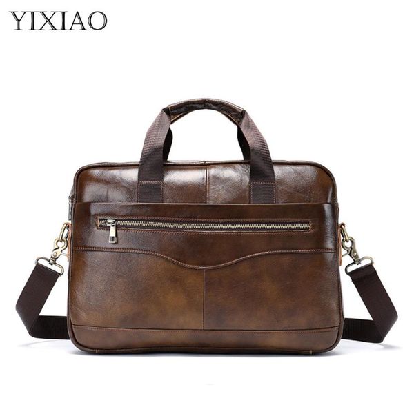 briefcases yixiao business genuine leather men's briefcase 14 inch lapshoulder bag for male office handbag casual travel crossbody bags
briefcases yixiao business genuine leather men's briefcase 14 inch lapshoulder bag for male office handbag casual travel crossbody bags