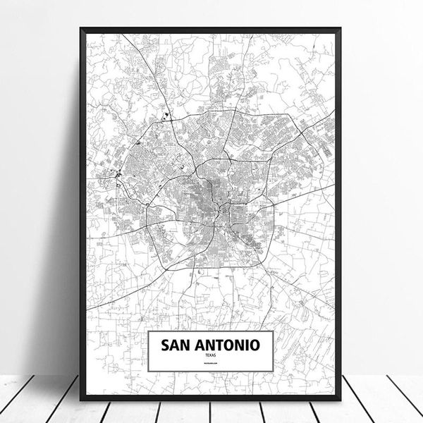 paintings , texas, united states black white custom world city map poster canvas print nordic style wall art home decor
paintings , texas, united states black white custom world city map poster canvas print nordic style wall art home decor