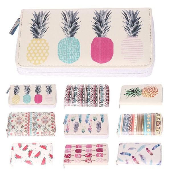 wallets 2021 arrival pu leather cute printing cartoon pattern purse women long wallet zipper lady girl clutch money bag, Red;black 
wallets 2021 arrival pu leather cute printing cartoon pattern purse women long wallet zipper lady girl clutch money bag, Red;black