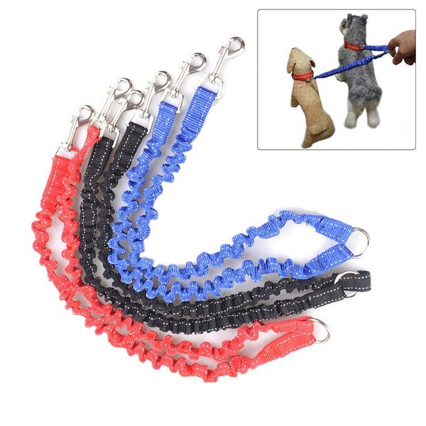 pet dog leash buffer elasticity short traction rope double-headed two dogs dragging for small medium accessories collars & leashes
pet dog leash buffer elasticity short traction rope double-headed two dogs dragging for small medium accessories collars & leashes