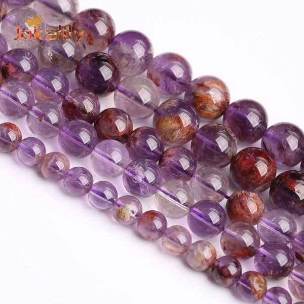 other natural purple ghost quartz beads stone round loose spacer for jewelry making diy bracelets necklaces 6 8 10 12 14mm 15"
other natural purple ghost quartz beads stone round loose spacer for jewelry making diy bracelets necklaces 6 8 10 12 14mm 15"