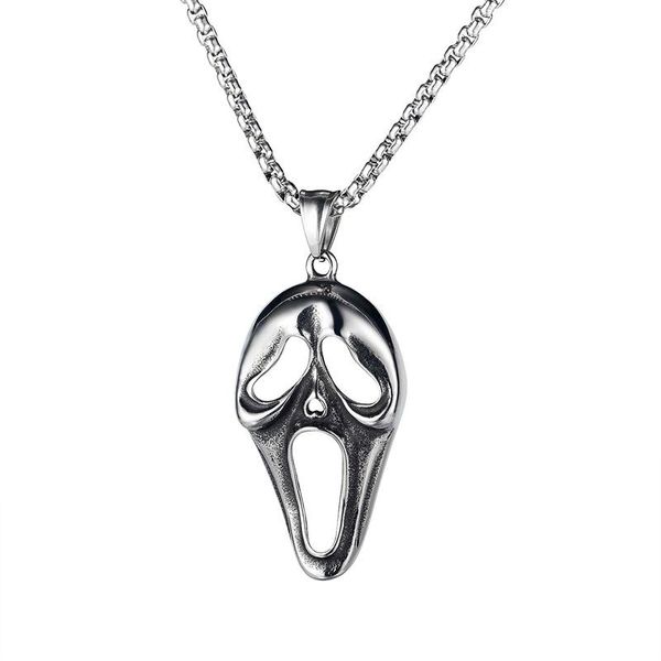 chains choker necklace for women metal punk skull face jewelry wholesale friendship gifts, Silver
chains choker necklace for women metal punk skull face jewelry wholesale friendship gifts, Silver