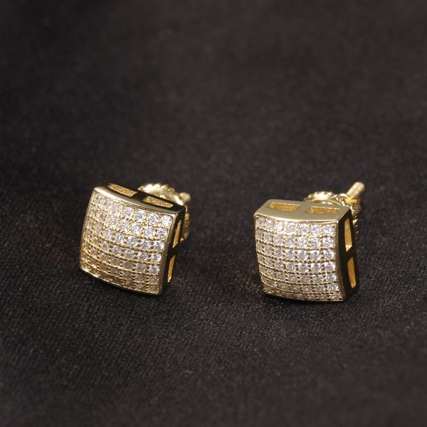 mens hip hop stud earrings jewelry fashion gold square simulated diamond 925 silver earrings 8mm, Golden;silver
mens hip hop stud earrings jewelry fashion gold square simulated diamond 925 silver earrings 8mm, Golden;silver