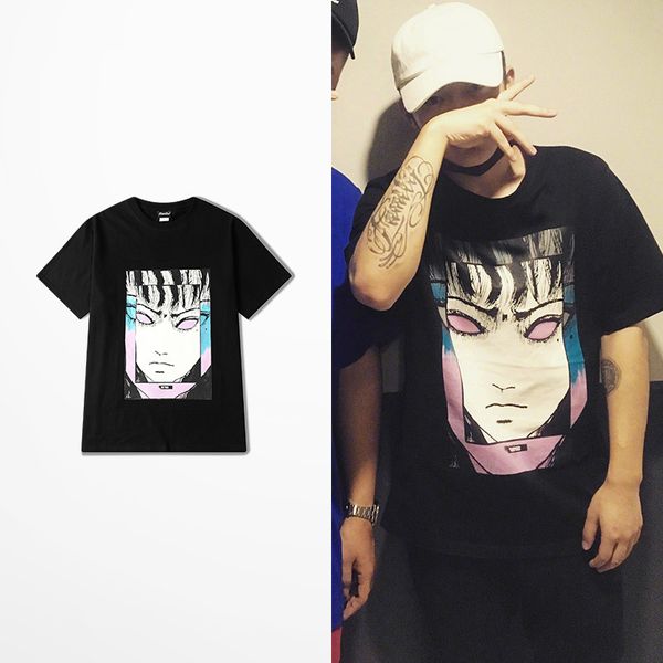 tee chinese pg oversize impression shirt short-sleeve men tall street hip hop skatebaord t-shirts men's size, White;black
tee chinese pg oversize impression shirt short-sleeve men tall street hip hop skatebaord t-shirts men's size, White;black