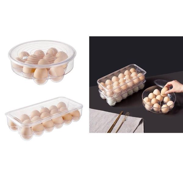 storage bottles & jars sealable stackable refrigerator egg holder box kitchen freshness separated fridge food savers tray 
storage bottles & jars sealable stackable refrigerator egg holder box kitchen freshness separated fridge food savers tray