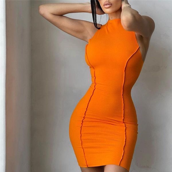 casual dresses 2021 sleeveless women dress round neck slim fit bodycon basic summer black party clubwear short, Black;gray
casual dresses 2021 sleeveless women dress round neck slim fit bodycon basic summer black party clubwear short, Black;gray