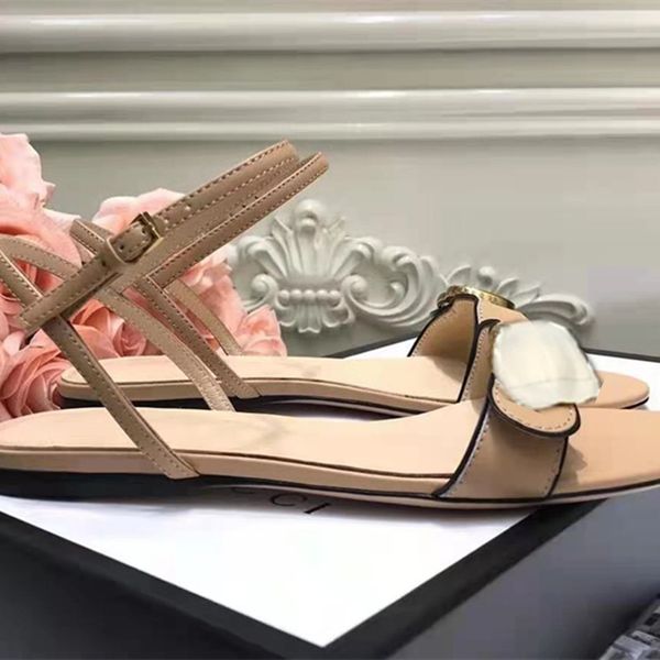 luxury designer sandal lady flat shoes genuine leather ankle strap adhesive metal buckle logo high fashion quality original elegant women sa, Black
luxury designer sandal lady flat shoes genuine leather ankle strap adhesive metal buckle logo high fashion quality original elegant women sa, Black