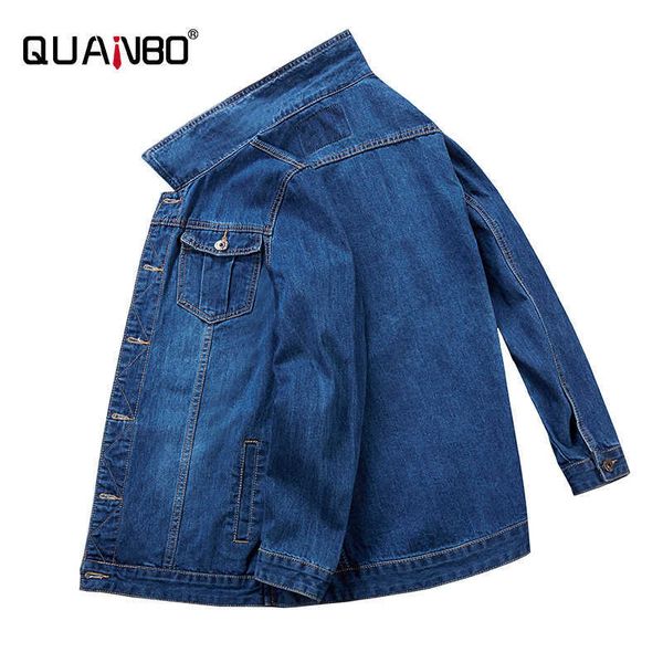 oversize 5xl 6xl 8xl men jean jacket spring winter classic casual denim jackets fashion hip hop streetwear fat coat 211013, Black;brown
oversize 5xl 6xl 8xl men jean jacket spring winter classic casual denim jackets fashion hip hop streetwear fat coat 211013, Black;brown